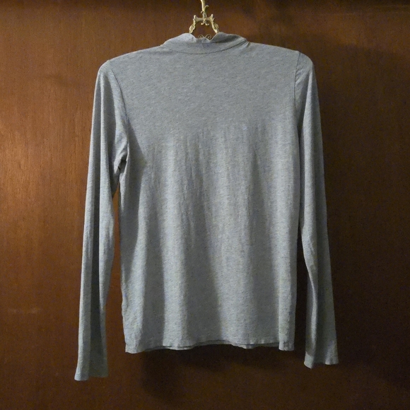 Everlane Pima Cotton Stretch Mock Neck Longsleeve Top - Picture 5 of 11